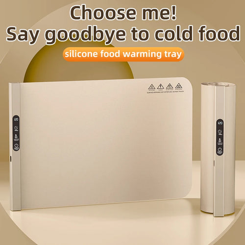 Foldable Electric Warming Tray Food Warmer Plate Portable Smart Food Fast Heating Mat Electric Warming Tray Food Warming Board